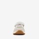 Leren meisjes sneakers wit met tijgerprint