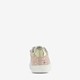 Leren meisjes sneakers met gouden hartjes