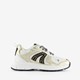 Meisjes sneakers wit goud