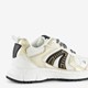 Meisjes sneakers wit goud