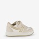 Meisjes sneakers beige goud