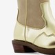 Meisjes western laarzen goud metallic