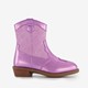 Meisjes western laarzen paars metallic