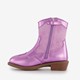 Meisjes western laarzen paars metallic