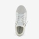 Meisjes sneakers wit zilver