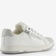 Meisjes sneakers wit zilver