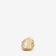 Meisjes glitter ballerina's met vlinder goud