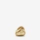 Meisjes glitter ballerina's met vlinder goud