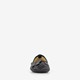 Meisjes glitter ballerina's met vlinder zwart