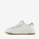 Meisjes sneakers wit met gouden details