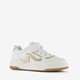Meisjes sneakers wit met gouden details