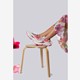 ONLY Shoes dames dad sneakers met roze zool