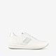 Dames sneakers wit zilver