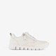 Comfort leren dames sneakers wit