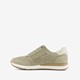 Comfort leren dames sneakers lichtgroen