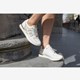 Dames sneakers wit goud