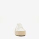 Dames sneakers met jute zool wit