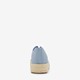 Dames sneakers met jute zool blauw