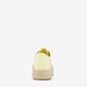 Dames sneakers met jute zool geel