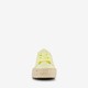 Dames sneakers met jute zool geel