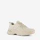 Blue Box dames dad sneakers beige