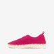Daisy dames instappers fuchsia roze