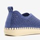 Daisy dames instappers blauw
