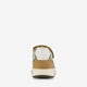Leren jongens sneakers beige blauw