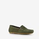 Hush Puppies leren dames mocassins groen