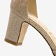 Dames pumps goudkleurig