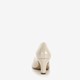 Dames lak pumps beige