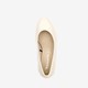 Dames lak pumps beige