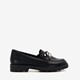Dames loafers met gesp zwart