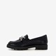 Dames loafers met gesp zwart