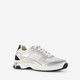 Dames dad sneakers zilver wit