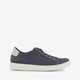 ECCO Soft Classic leren dames veterschoenen blauw
