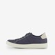 ECCO Soft Classic leren dames veterschoenen blauw