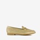 Dames loafers met pailletten goud