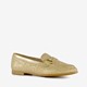 Tamaris dames loafers met pailletten goud