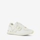 Dames sneakers wit goud