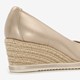 Dames pumps met sleehak goud