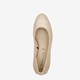Dames pumps met sleehak goud