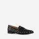Dames loafers zwart met studs