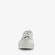 Dames sneakers met plateauzolen wit