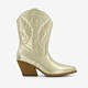 Dames western laarzen goudkleurig