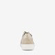 Leren dames sneakers beige