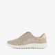 Leren dames sneakers beige