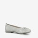 Softline dames ballerina zilverkleurig