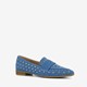 Dames loafers denim met studs
