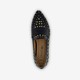 Dames loafers zwart met studs